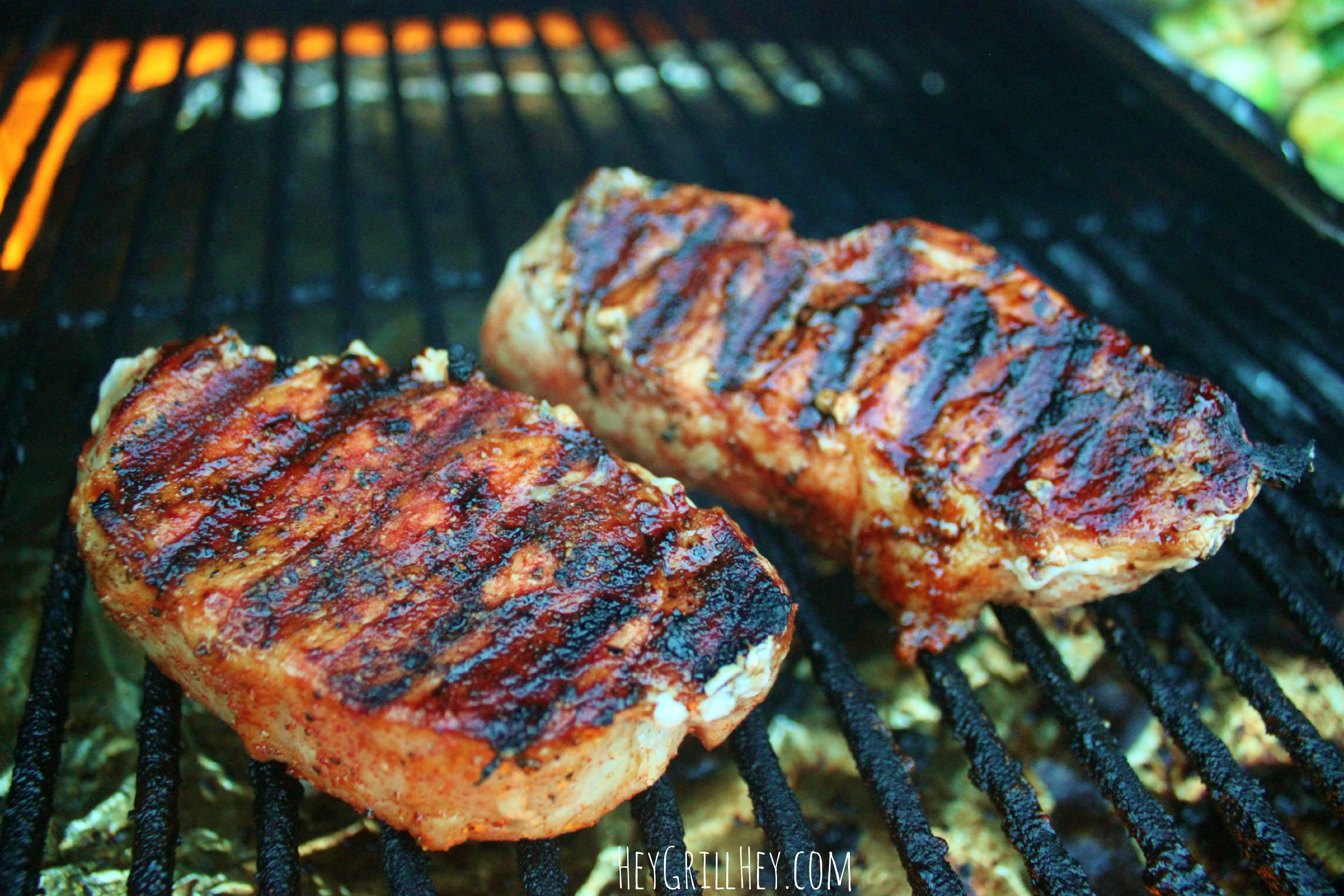 How To Grill Pork Chops On Gas Grill
 Simple Grilled Pork Chops with "Secret" Sweet Rub