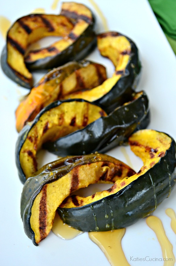 How To Grill Squash
 Grilled Honey Acorn Squash Katie s Cucina