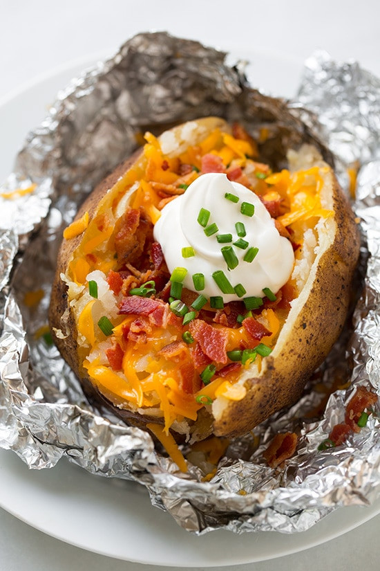 How To Make A Baked Potato In The Oven
 Slow Cooker "Baked" Potatoes Cooking Classy