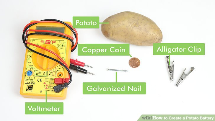 How To Make A Potato Battery
 How to Create a Potato Battery 13 Steps with