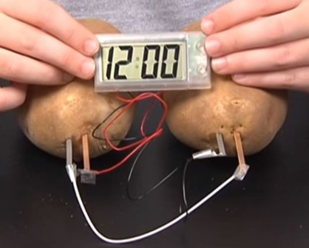 How To Make A Potato Battery
 How to Make a Potato Battery Clock 7 Steps with