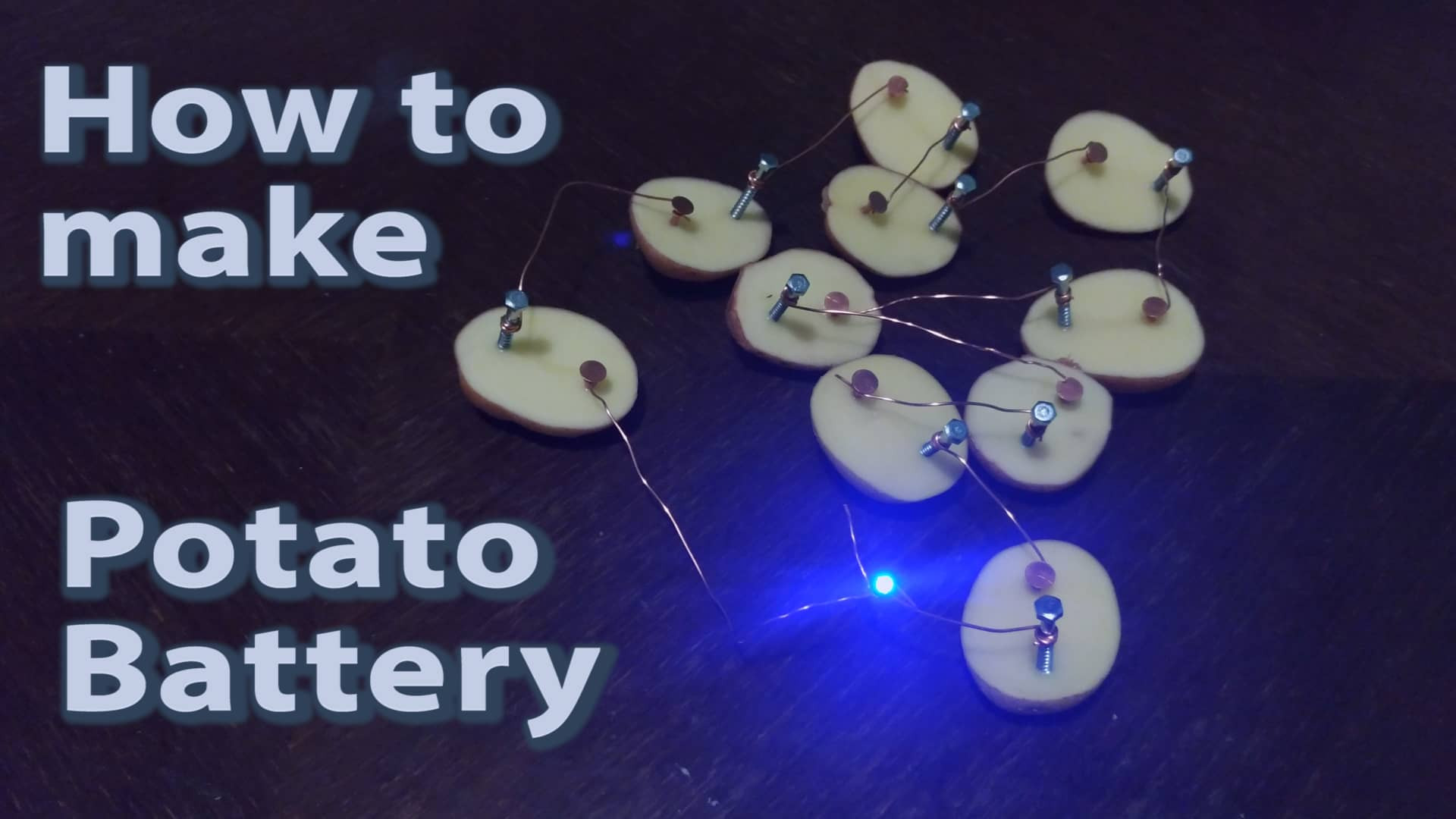 How To Make A Potato Battery
 How to make Potato Battery Cover Image