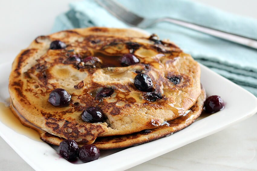 How To Make Blueberry Pancakes
 Paleo & Low Carb Blueberry Pancakes