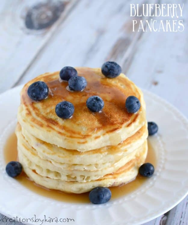 How To Make Blueberry Pancakes
 Made From Scratch Blueberry Pancakes Recipe Creations by