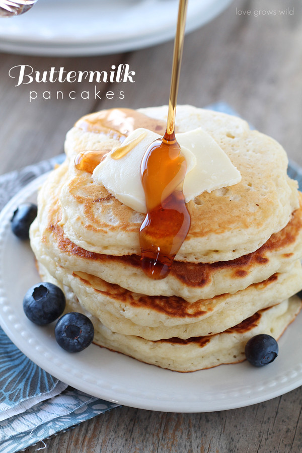 How To Make Buttermilk Pancakes
 Buttermilk Pancakes Love Grows Wild