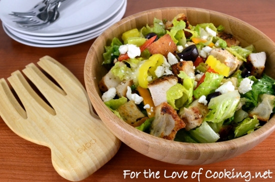 How To Make Chicken Salad
 Greek Chicken Salad with Homemade Croutons