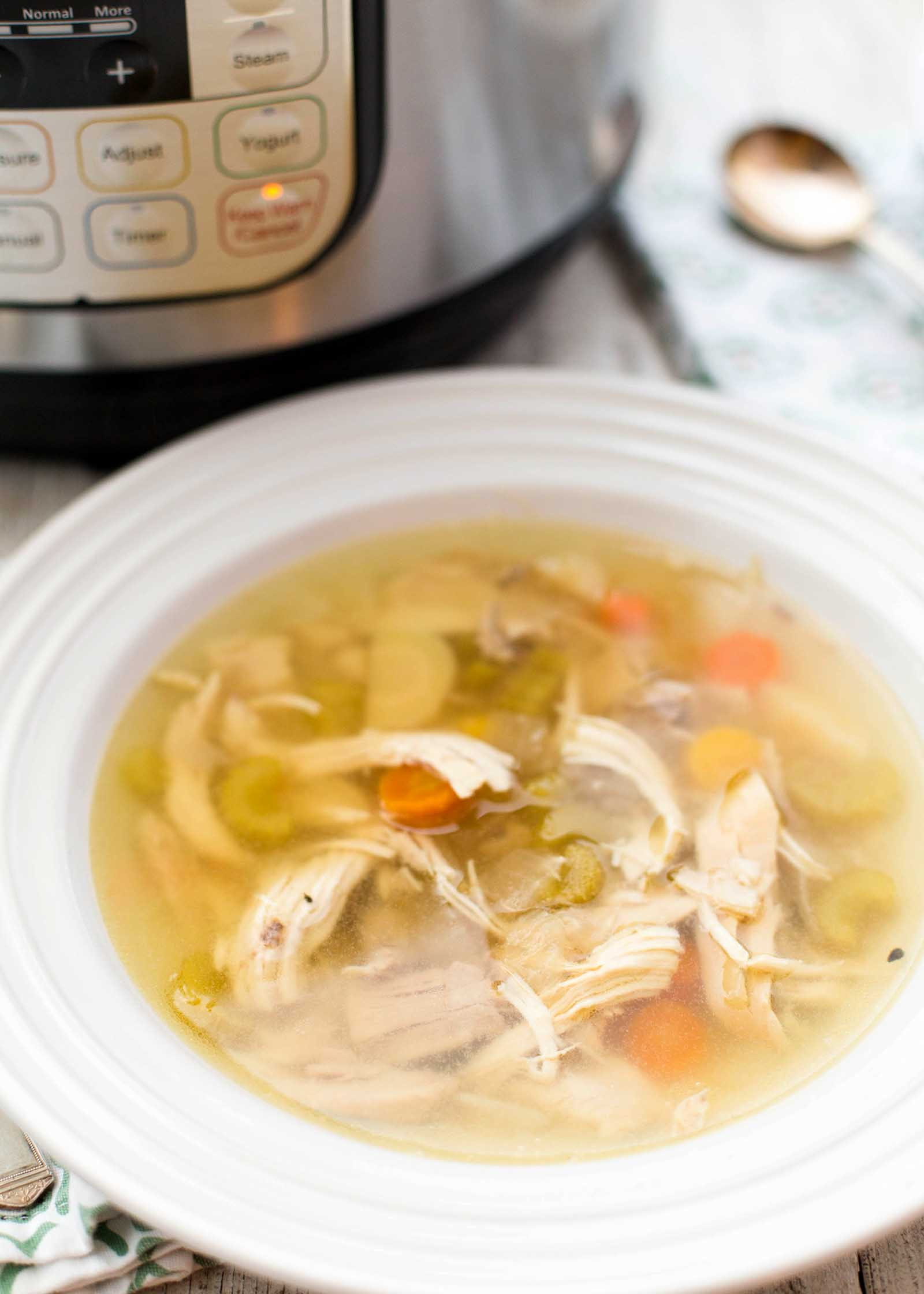 How To Make Chicken Soup
 How to Make Chicken Soup in the Pressure Cooker Recipe
