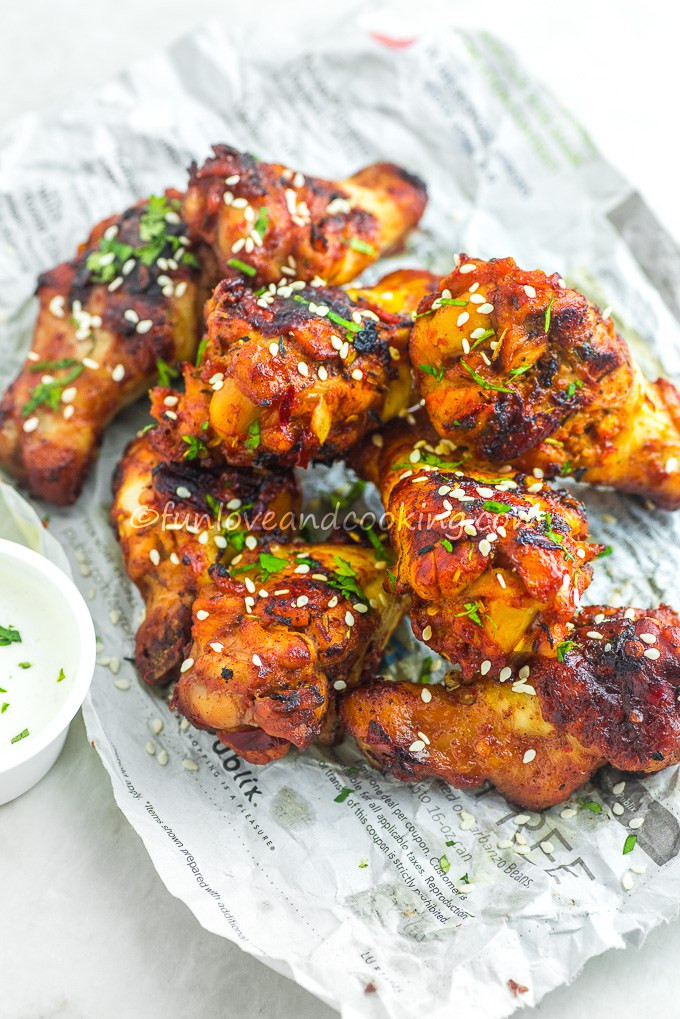 How To Make Chicken Wings In The Oven
 how to make chicken wings in oven with honey mustard sauce