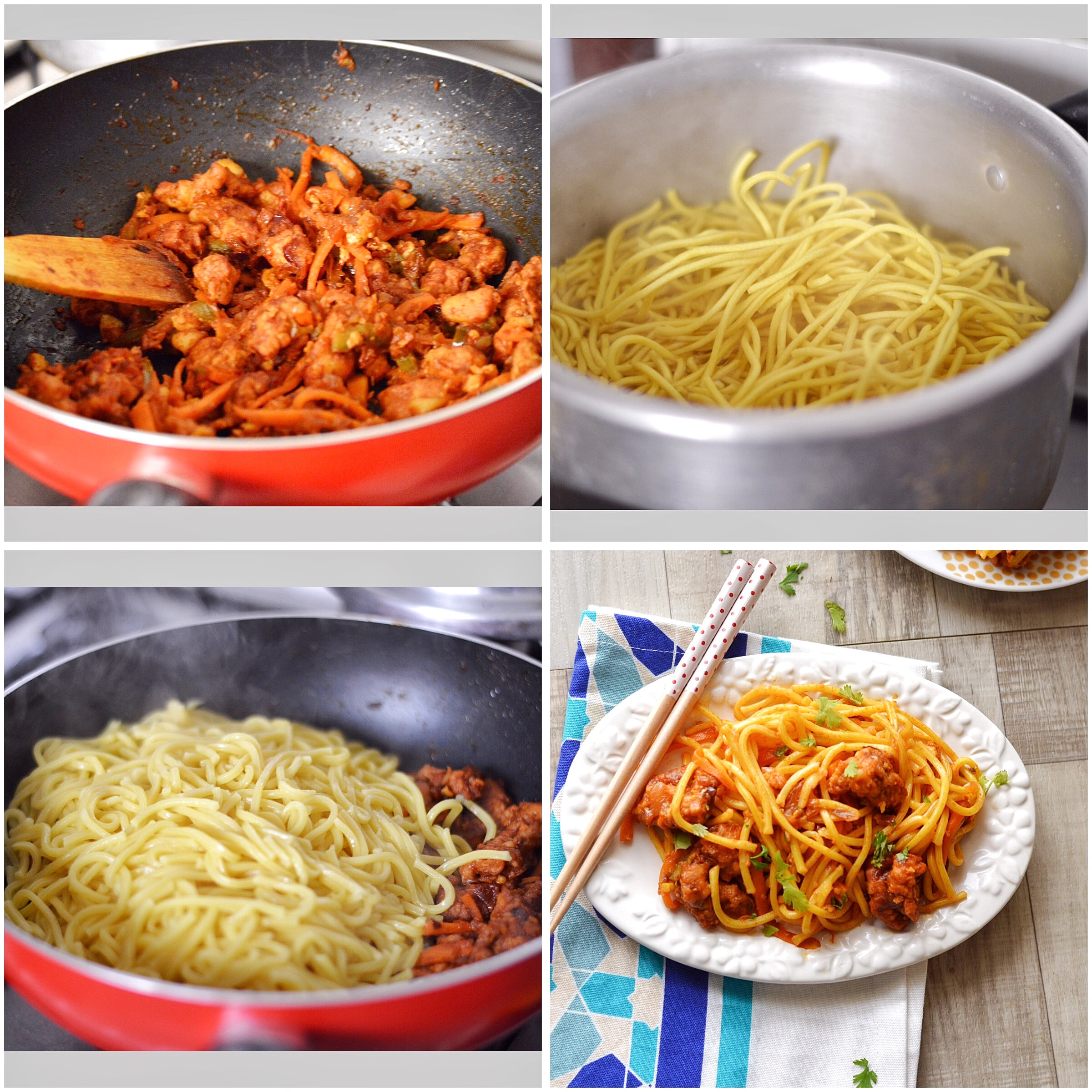 How To Make Chinese Noodles
 Spicy Chicken Chinese Noodles Savory&SweetFood