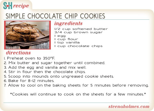 How To Make Chocolate Chip Cookies
 Simple Chocolate Chip Cookies