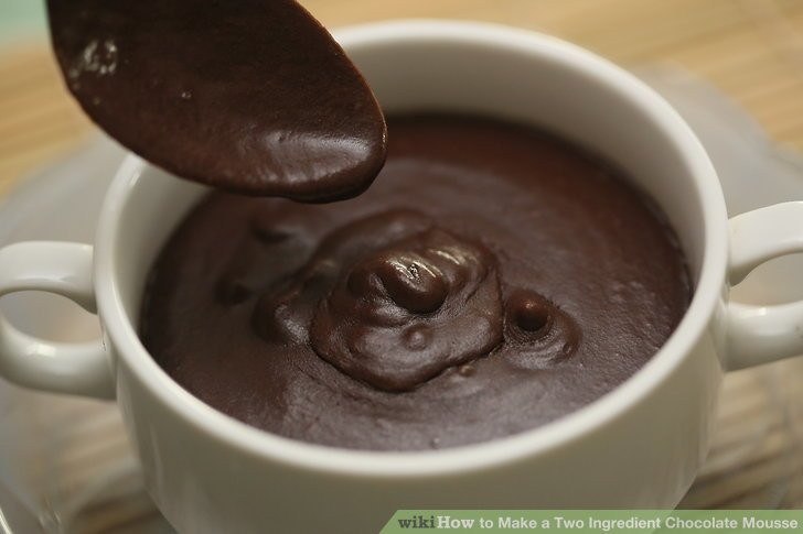 How To Make Chocolate Mousse
 How to Make a Two Ingre nt Chocolate Mousse 9 Steps