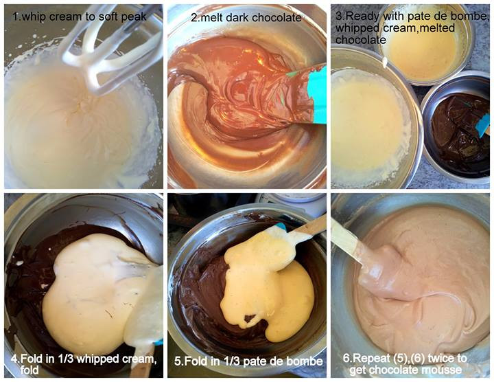 How To Make Chocolate Mousse
 French Sponge Biscuit Dark chocolate mousse