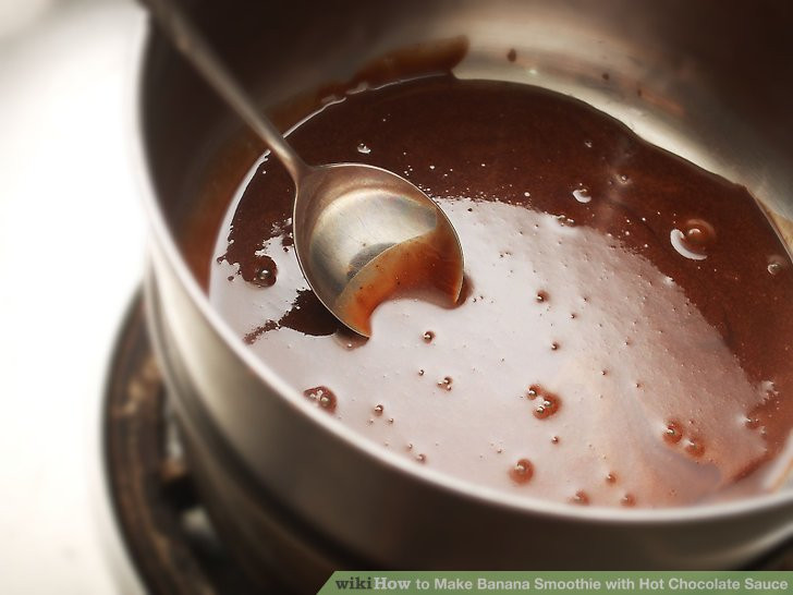 How To Make Chocolate Sauce
 How to Make Banana Smoothie with Hot Chocolate Sauce 8 Steps