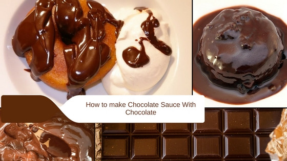 How To Make Chocolate Sauce
 How to Make Chocolate Sauce With Chocolate Bars Grated or