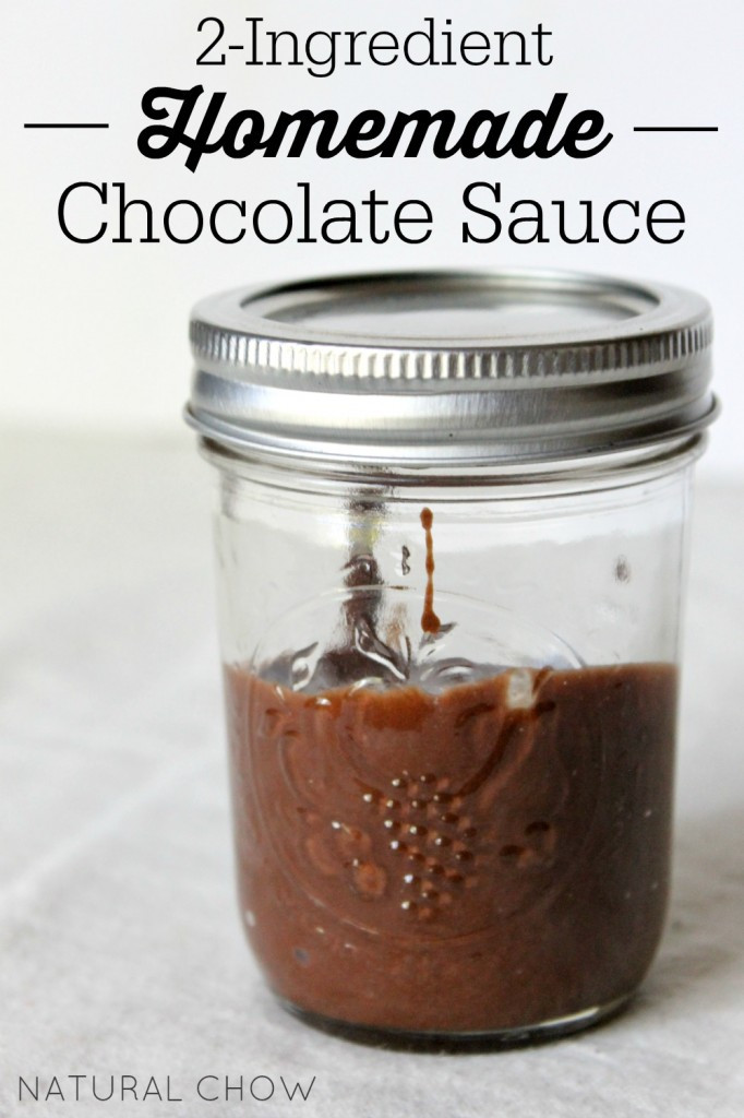 How To Make Chocolate Sauce
 2 Ingre nt Homemade Chocolate Sauce