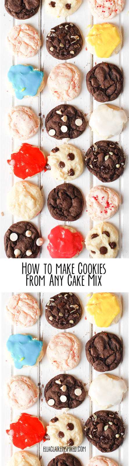 How To Make Cookies From Cake Mix
 How to Make Cookies from Any Cake Mix