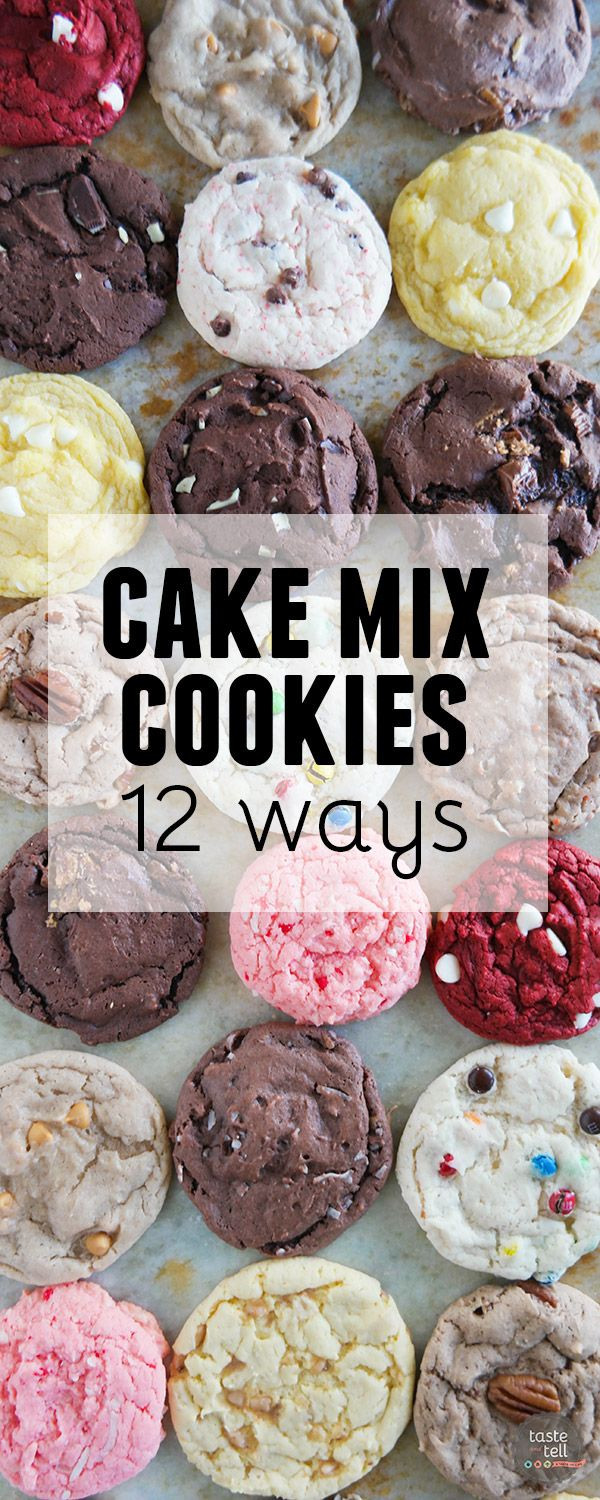 How To Make Cookies From Cake Mix
 how to make cookies out of pillsbury cake mix