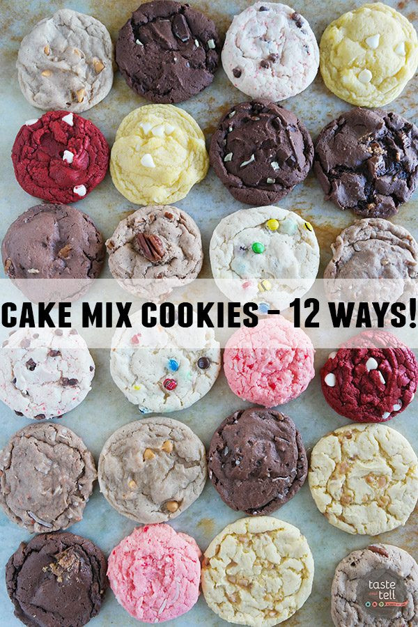 How To Make Cookies From Cake Mix
 Taste and Tell e experience a taste of life