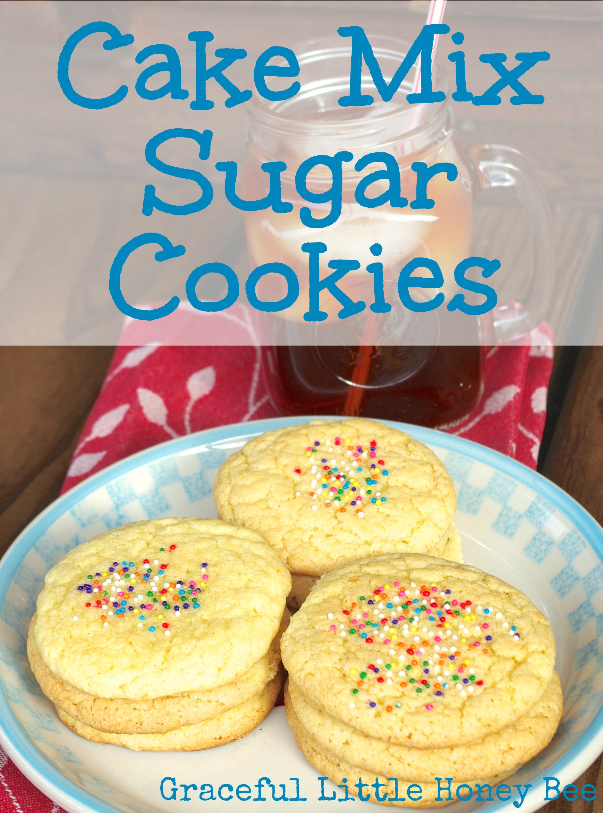 How To Make Cookies From Cake Mix
 Cake Mix Sugar Cookies Graceful Little Honey Bee