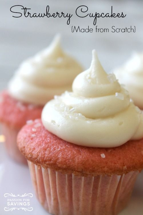 How To Make Cupcakes From Scratch
 Strawberry cake recipes Cake recipes from scratch and