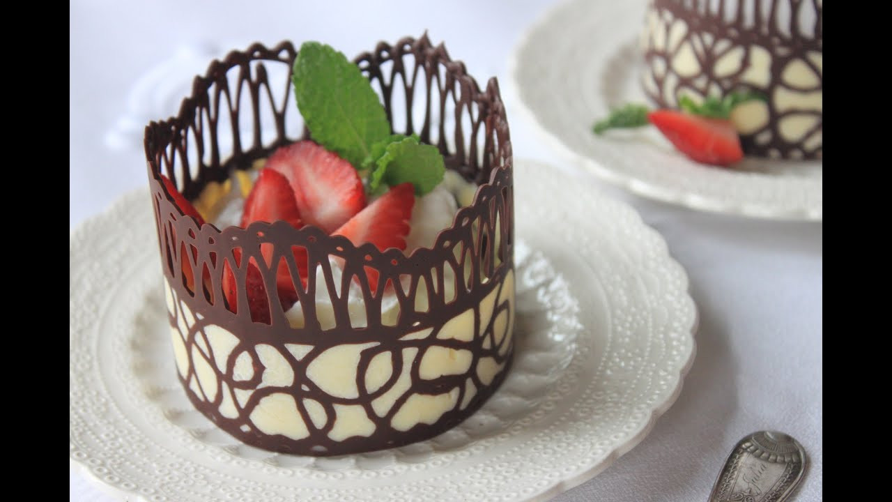 How To Make Desserts
 How to Make Chocolate Lace Dessert Cups