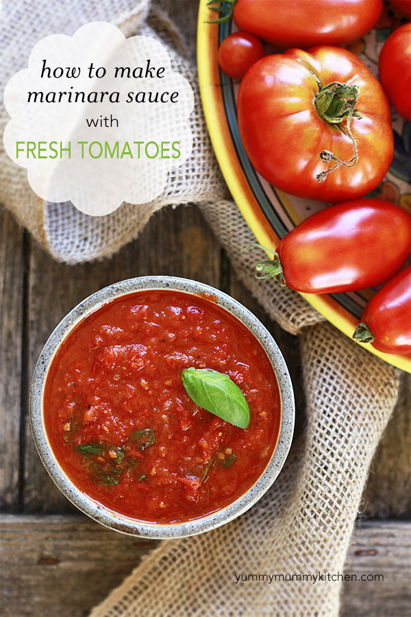 How To Make Fresh Tomato Sauce
 Yummy Mummy Kitchen How to Make Marinara Sauce with Fresh