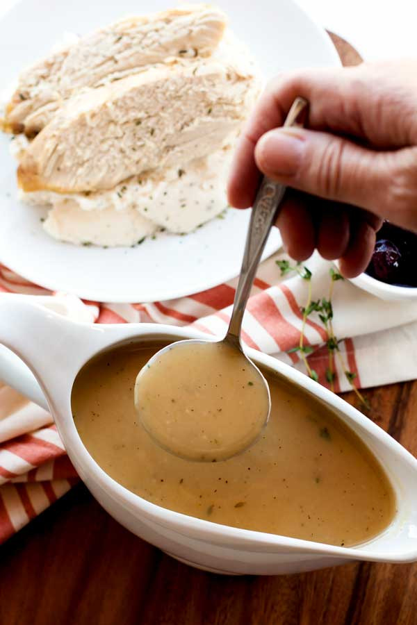 How To Make Gravy From Turkey Drippings
 how to make turkey gravy without drippings