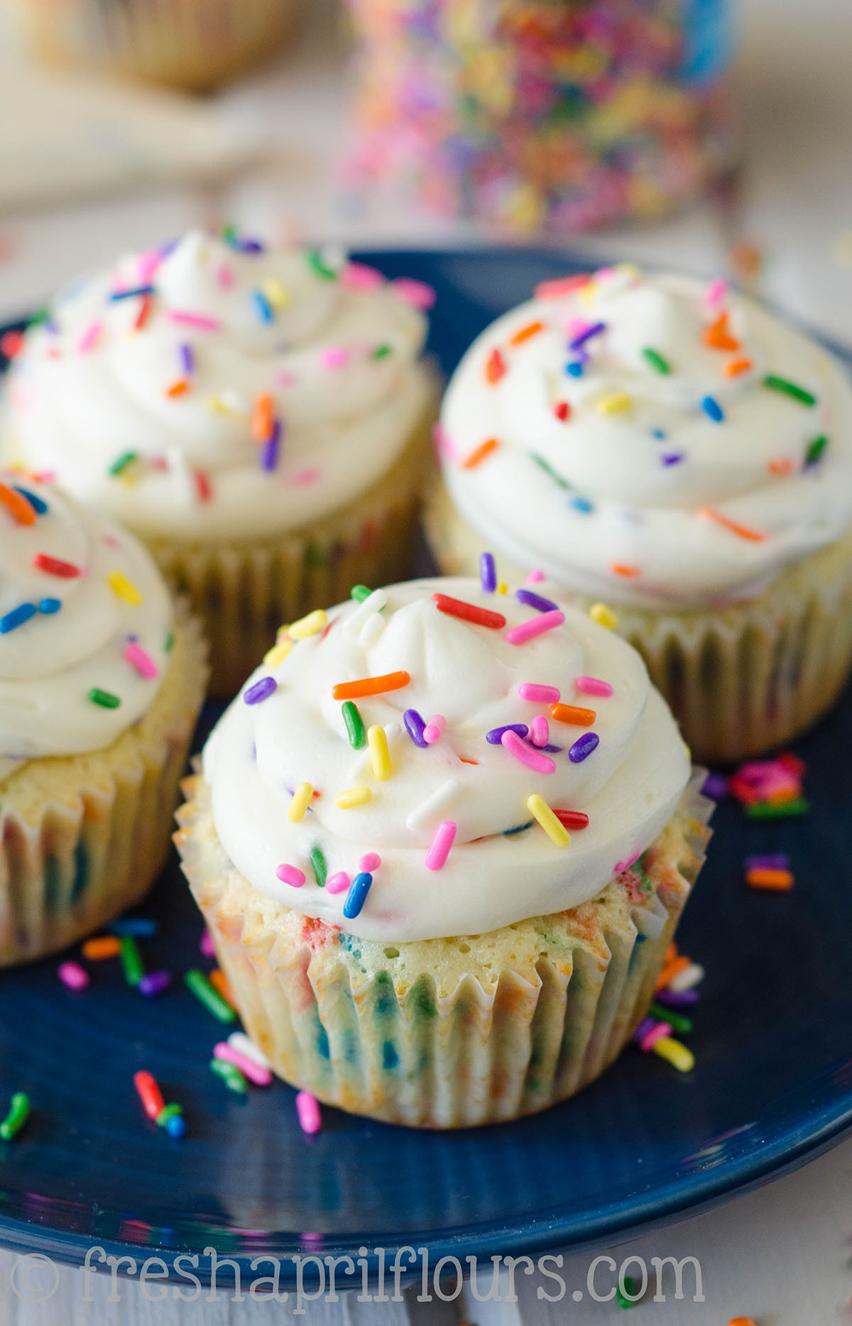 How To Make Homemade Cupcakes
 Homemade Funfetti Cupcakes Happy 1st Birthday Fresh
