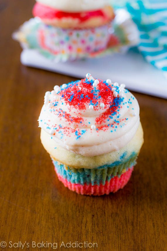 How To Make Homemade Cupcakes
 Easy Homemade Funfetti Cupcakes Sallys Baking Addiction