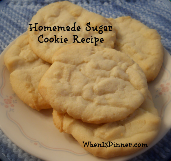 How To Make Homemade Sugar Cookies
 Homemade Sugar Cookies