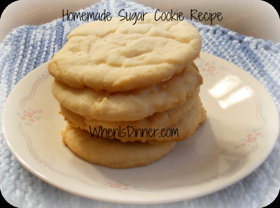 How To Make Homemade Sugar Cookies
 Homemade Sugar Cookies