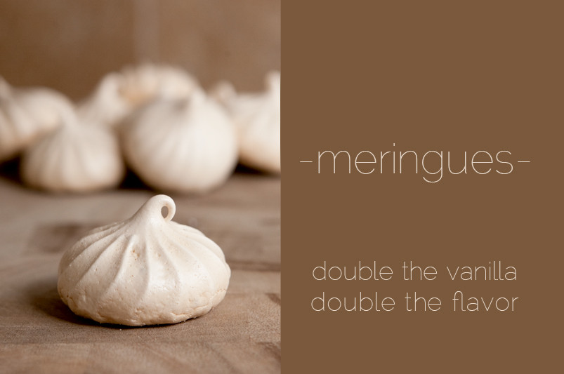 How To Make Meringue Cookies
 Double Vanilla Meringues