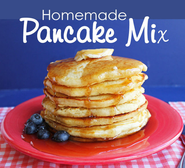 How To Make Pancakes With Mix
 Homemade Pancake Mix with Printable Tags
