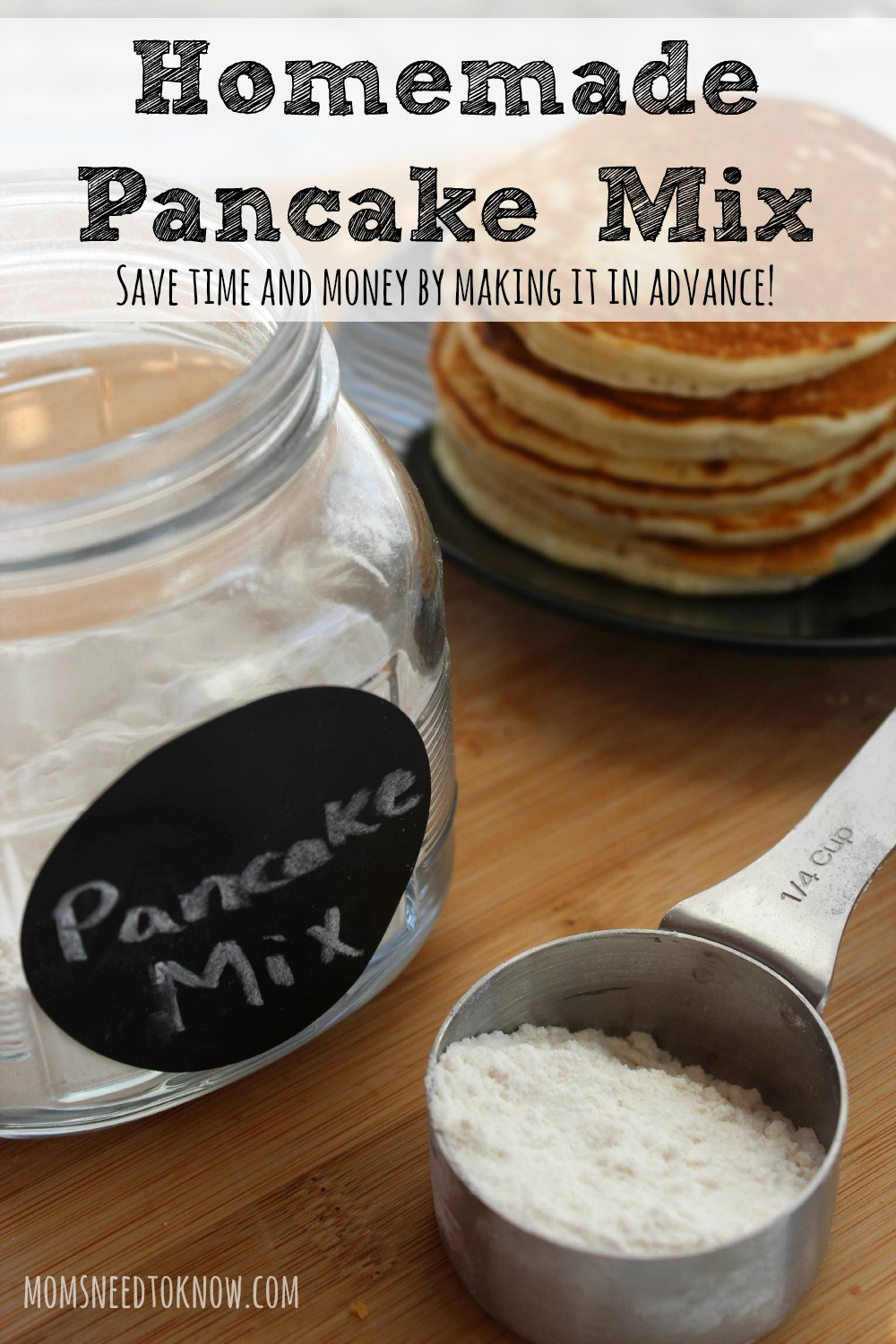 How To Make Pancakes With Mix
 How To Make Your Own Homemade Pancake Mix