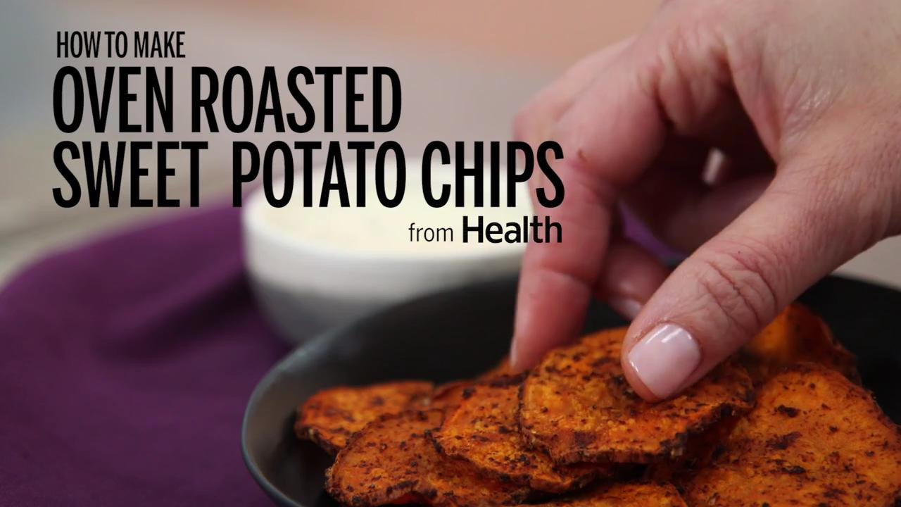 How To Make Potato Chips In The Oven
 How to Make Oven Roasted Sweet Potato Chips Coastal Living