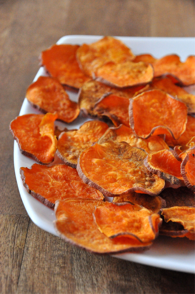 How To Make Potato Chips In The Oven
 Baked Sweet Potato Chips
