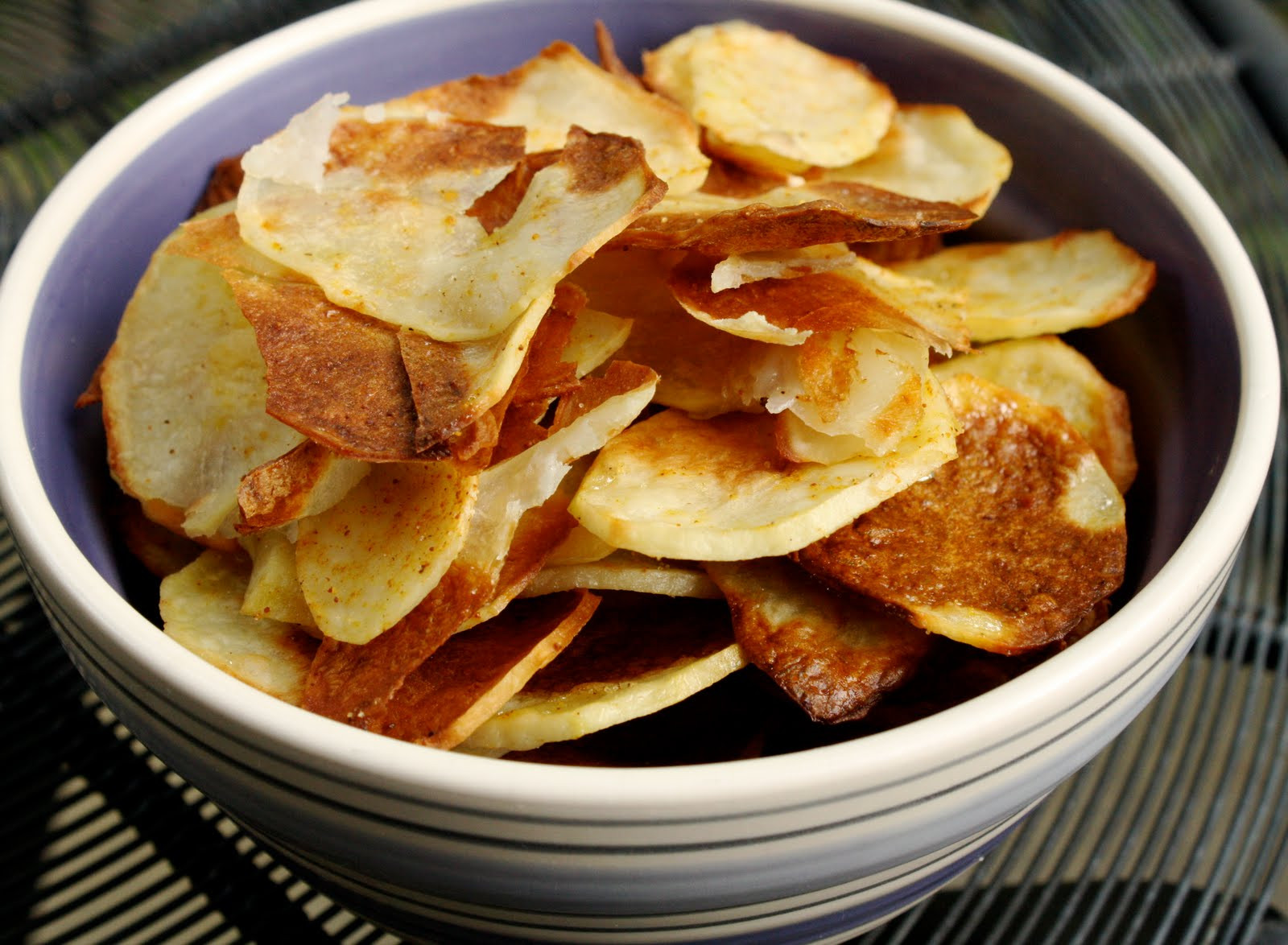 How To Make Potato Chips In The Oven
 Oven Baked Potato Chips