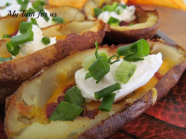 How To Make Potato Skins
 How to make Loaded Potato Skins My Turn for Us