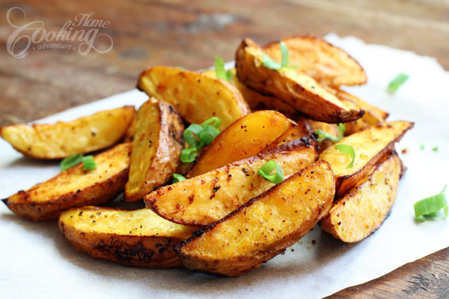 How To Make Potato Wedges
 Baked Potato Wedges Home Cooking Adventure