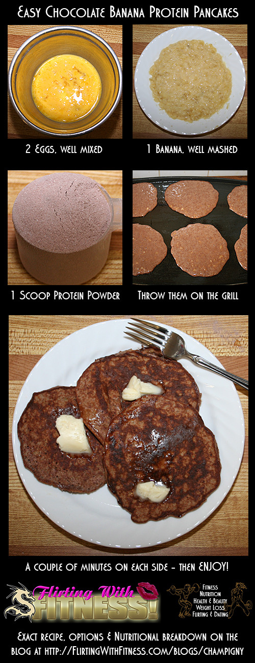 How To Make Protein Pancakes
 Fitness Nutrition Easy Healthy High Protein Chocolate