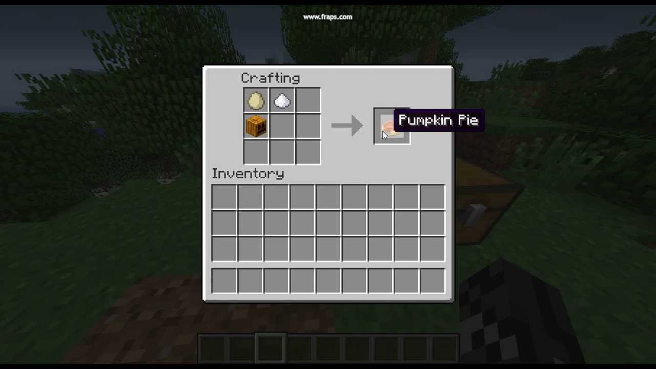 How To Make Pumpkin Pie In Minecraft
 How to make a pumpkin pie in Minecraft 1 6 2