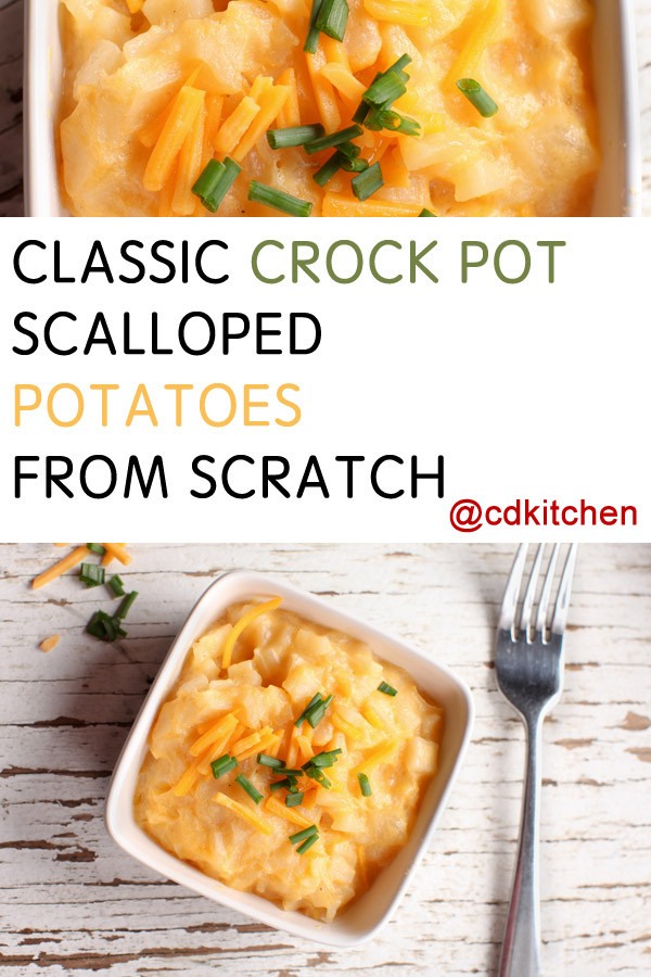 How To Make Scalloped Potatoes From Scratch
 Classic Crock Pot Scalloped Potatoes From Scratch Recipe