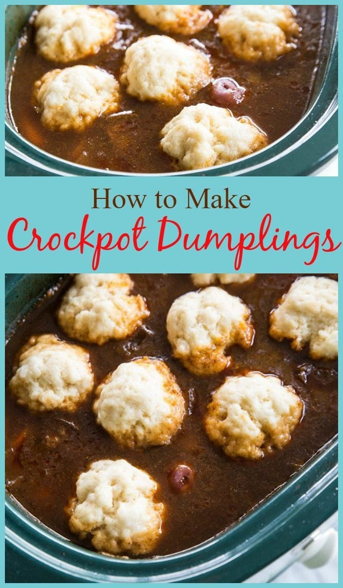 How To Make Soup Dumplings
 How to Make Slowcooker or Crockpot Dumplings The Kitchen