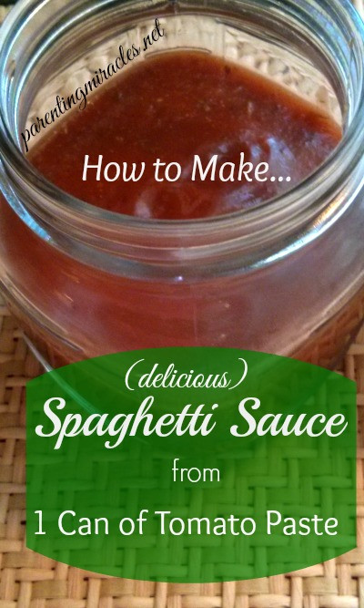 How To Make Spaghetti Sauce With Tomato Paste
 How to Make Spaghetti Sauce from Tomato Paste Parenting