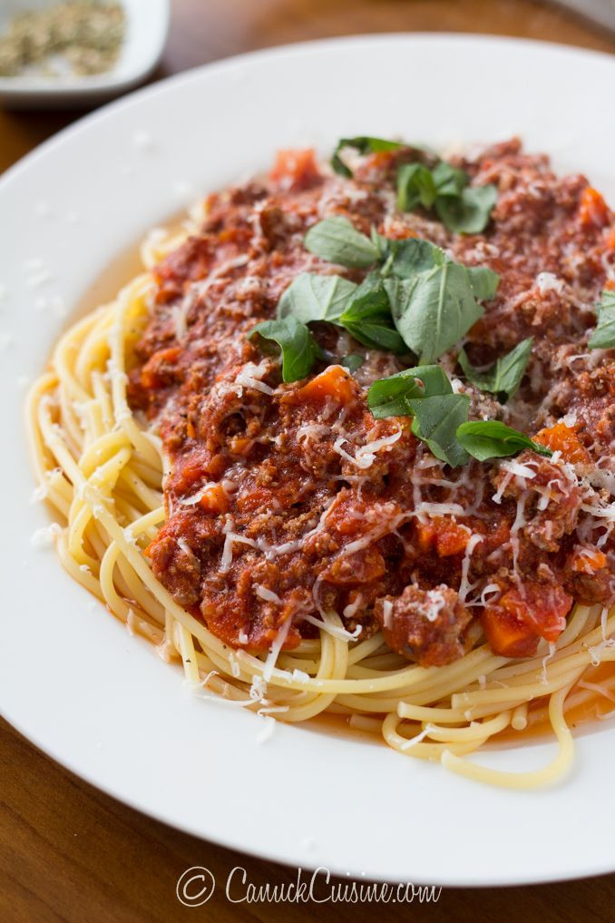 How To Make Spaghetti With Ground Beef
 Spaghetti Sauce With Ground Beef Recipe — Dishmaps