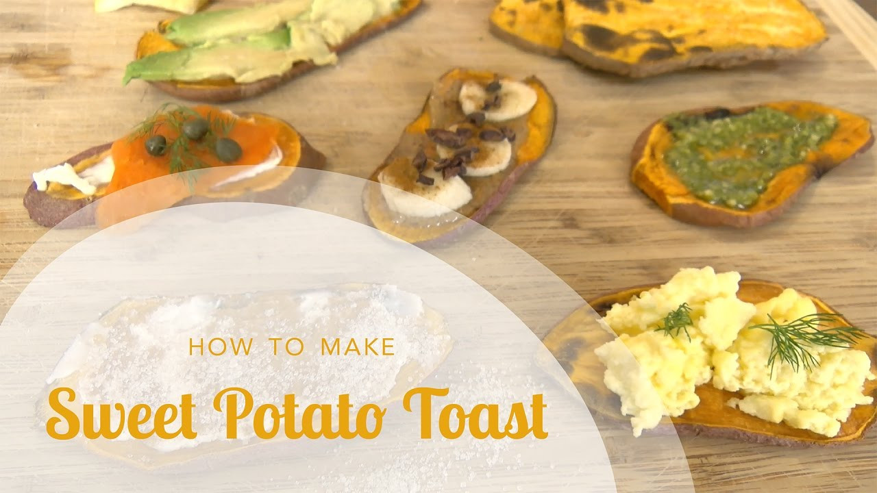 How To Make Sweet Potato Toast
 How to Make Sweet Potato Toast In a Toaster Oven or