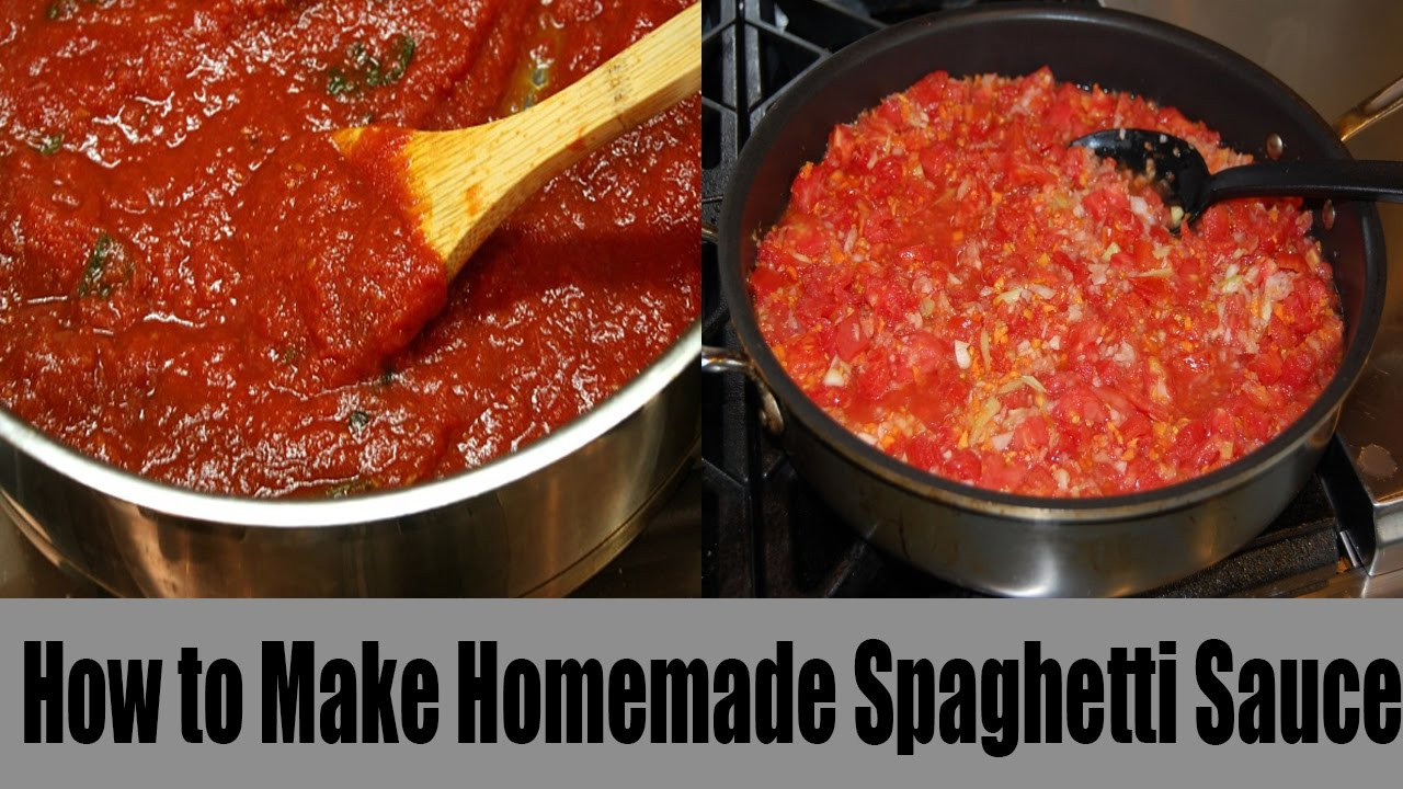 How To Make Tomato Sauce From Fresh Tomatoes
 How to Make Homemade Spaghetti Sauce With Fresh Tomatoes