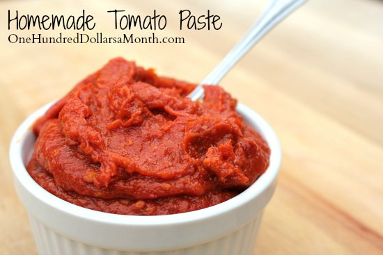 How To Make Tomato Sauce Out Of Tomato Paste
 Homemade Tomato Paste Recipe e Hundred Dollars a Month
