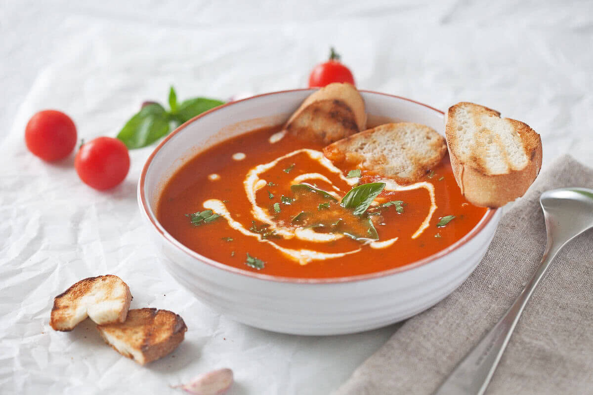 How To Make Tomato Soup From Tomato Sauce
 Tomato Soup from Fresh Ripe Tomatoes Vibrant Plate