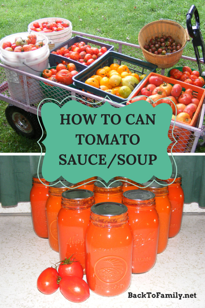 How To Make Tomato Soup From Tomato Sauce
 Preserving Back to Family